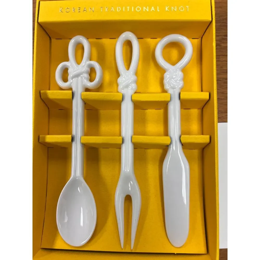 Hayoon Kim Knot Dessert Cutlery Set - Brand New in Box